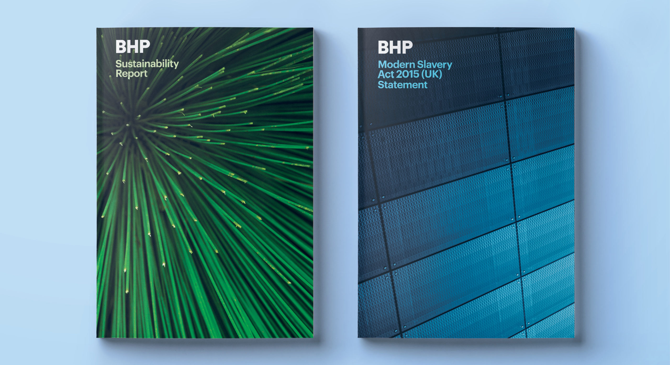 BHP annual report 2019 by MDM design.