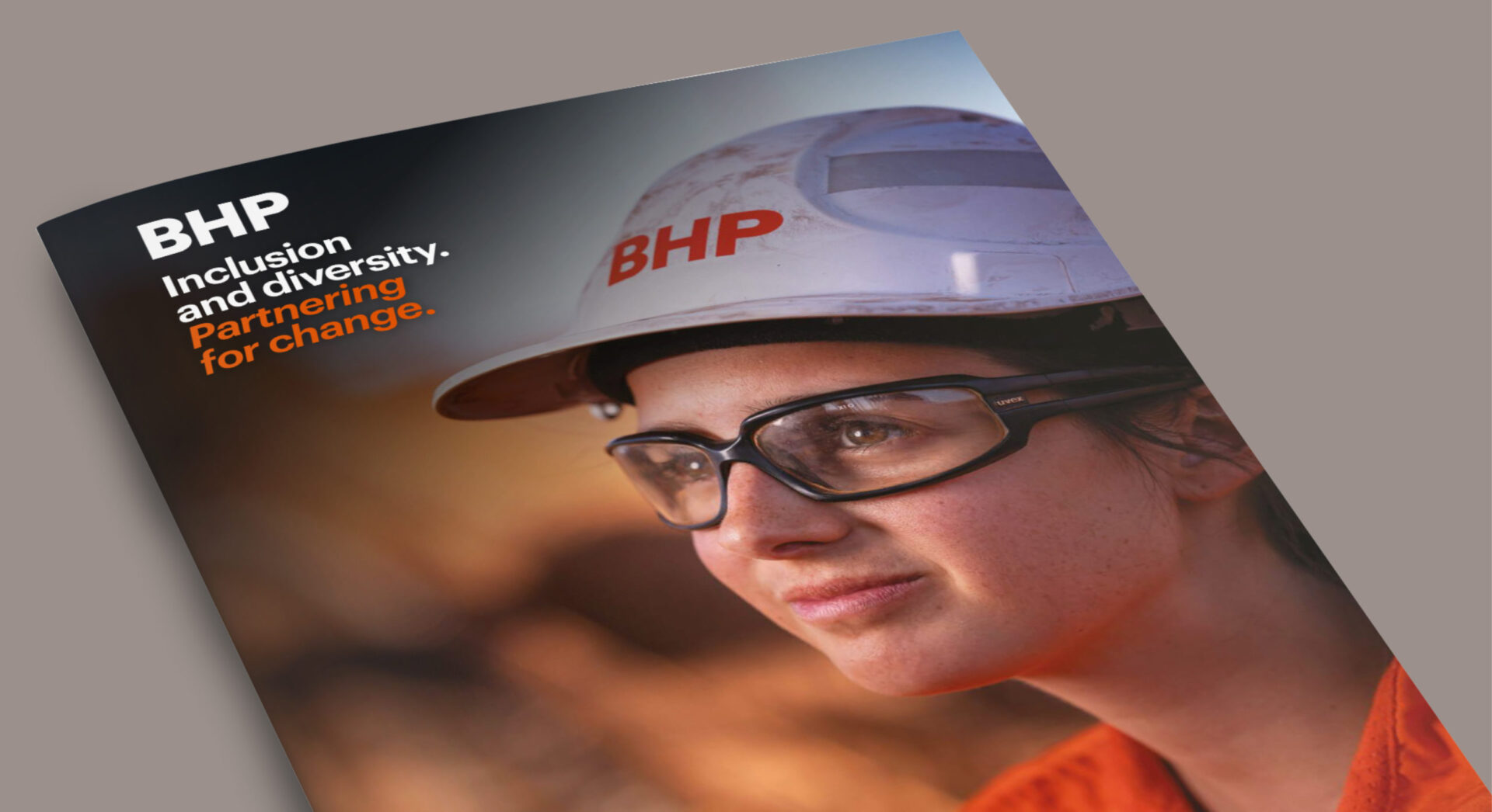 BHP Investor publication ebook case study by MDM Design.