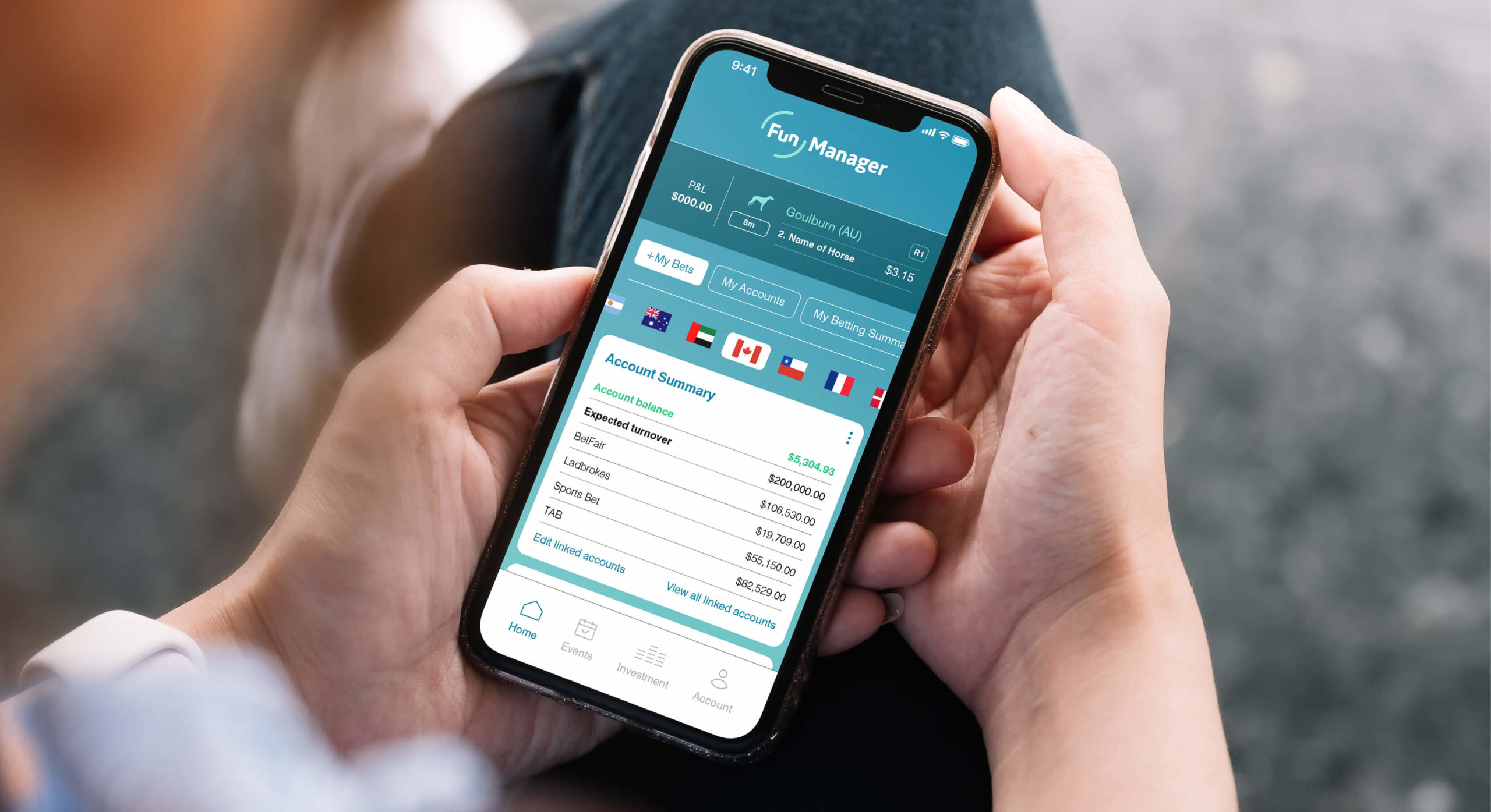 Fun Manager branding design application design by MDM design.
