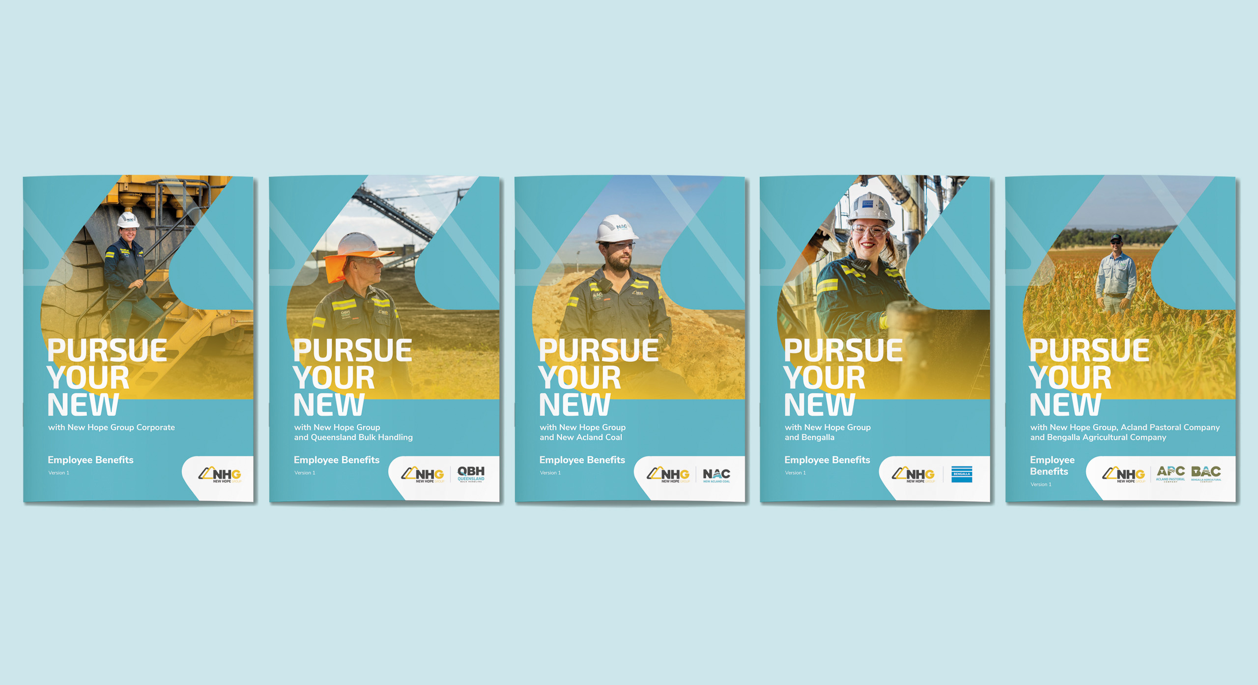 New Hope Group Branding campaign design by MDM design.