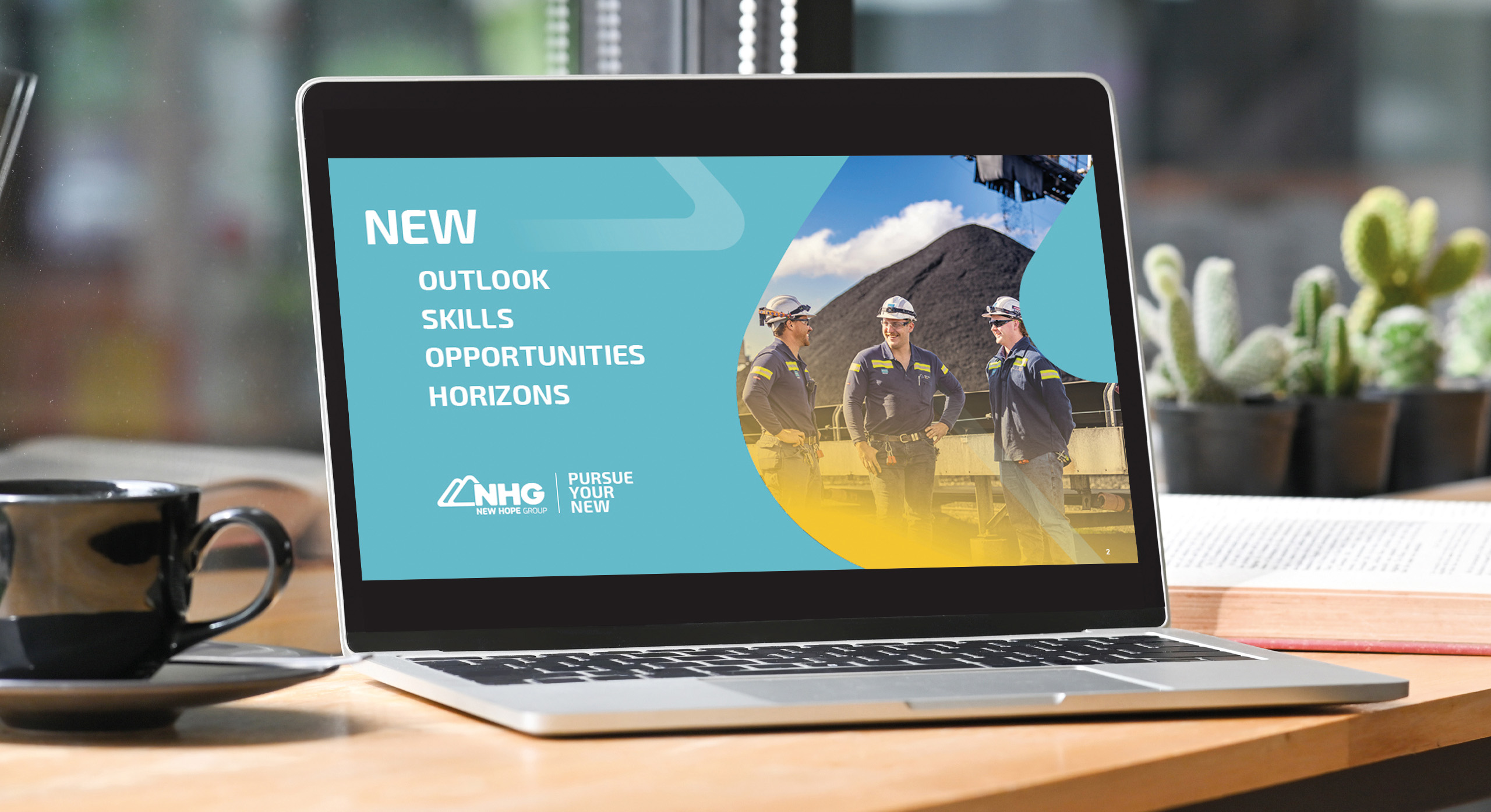 New Hope Group Branding page presentation design by MDM design.