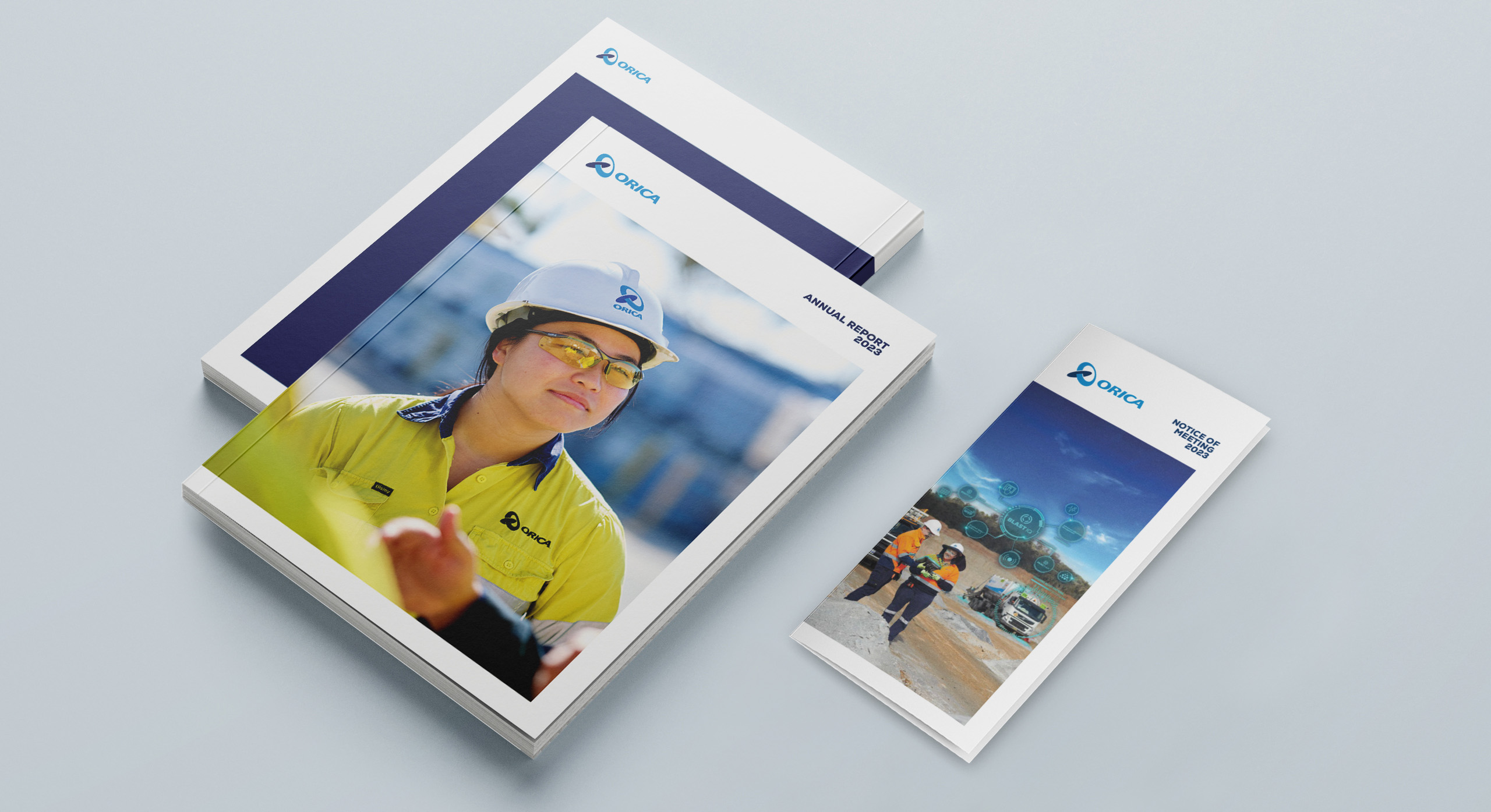 Orica Annual report 2023 by MDM design.
