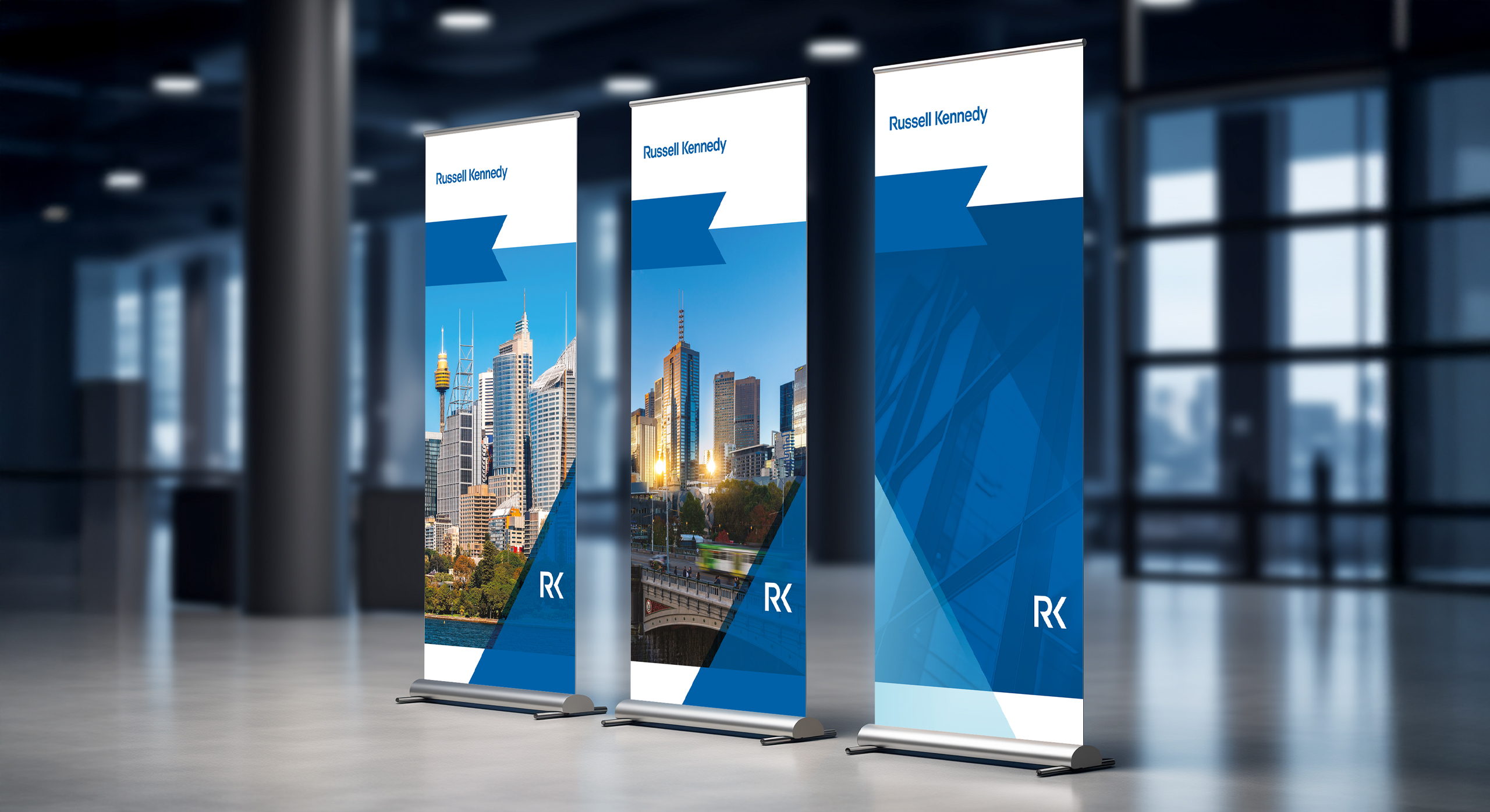 Russell Kennedy Banner design created by MDM Design.