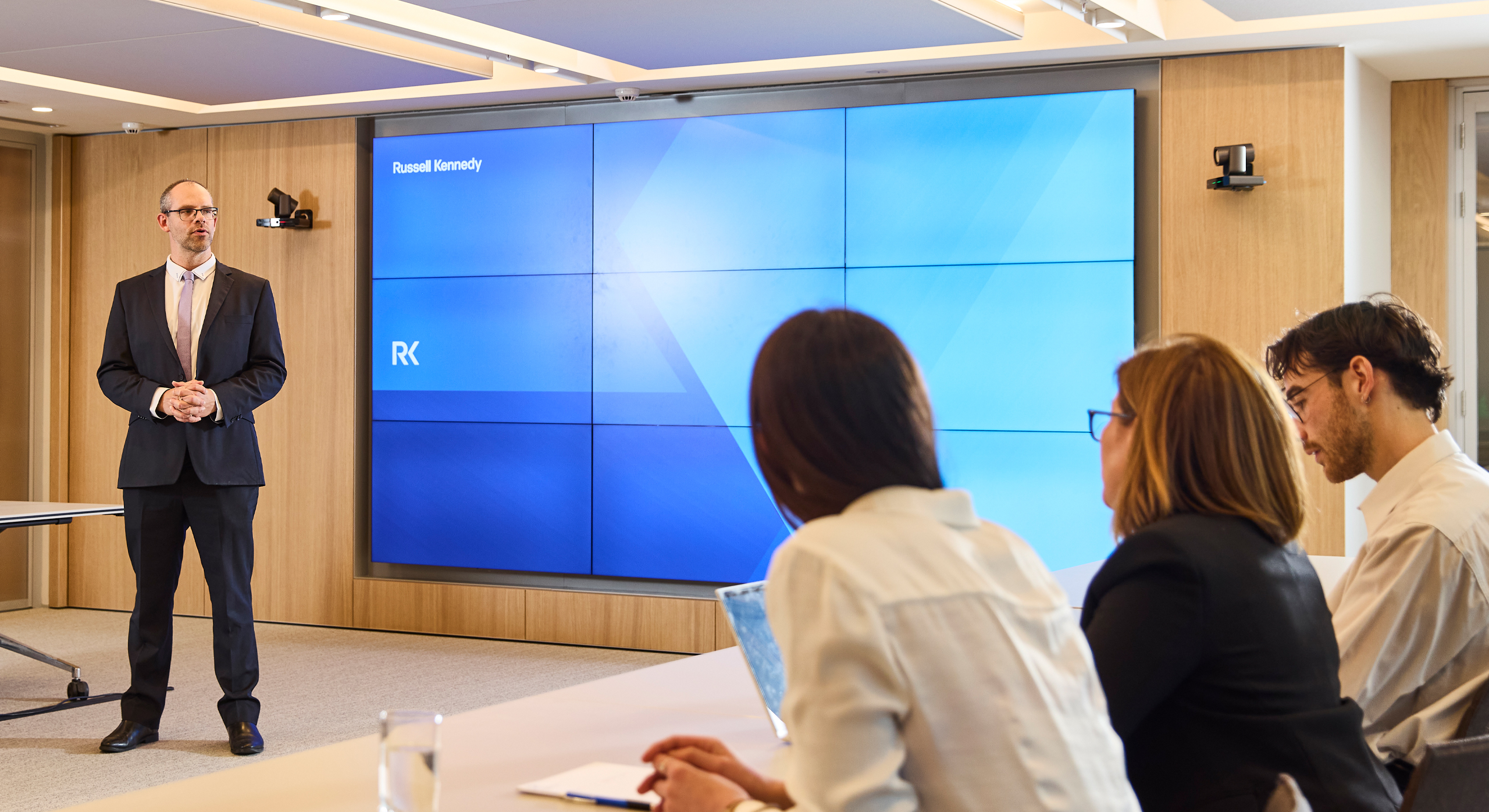 Russell Kennedy Brand identity created by MDM Design.