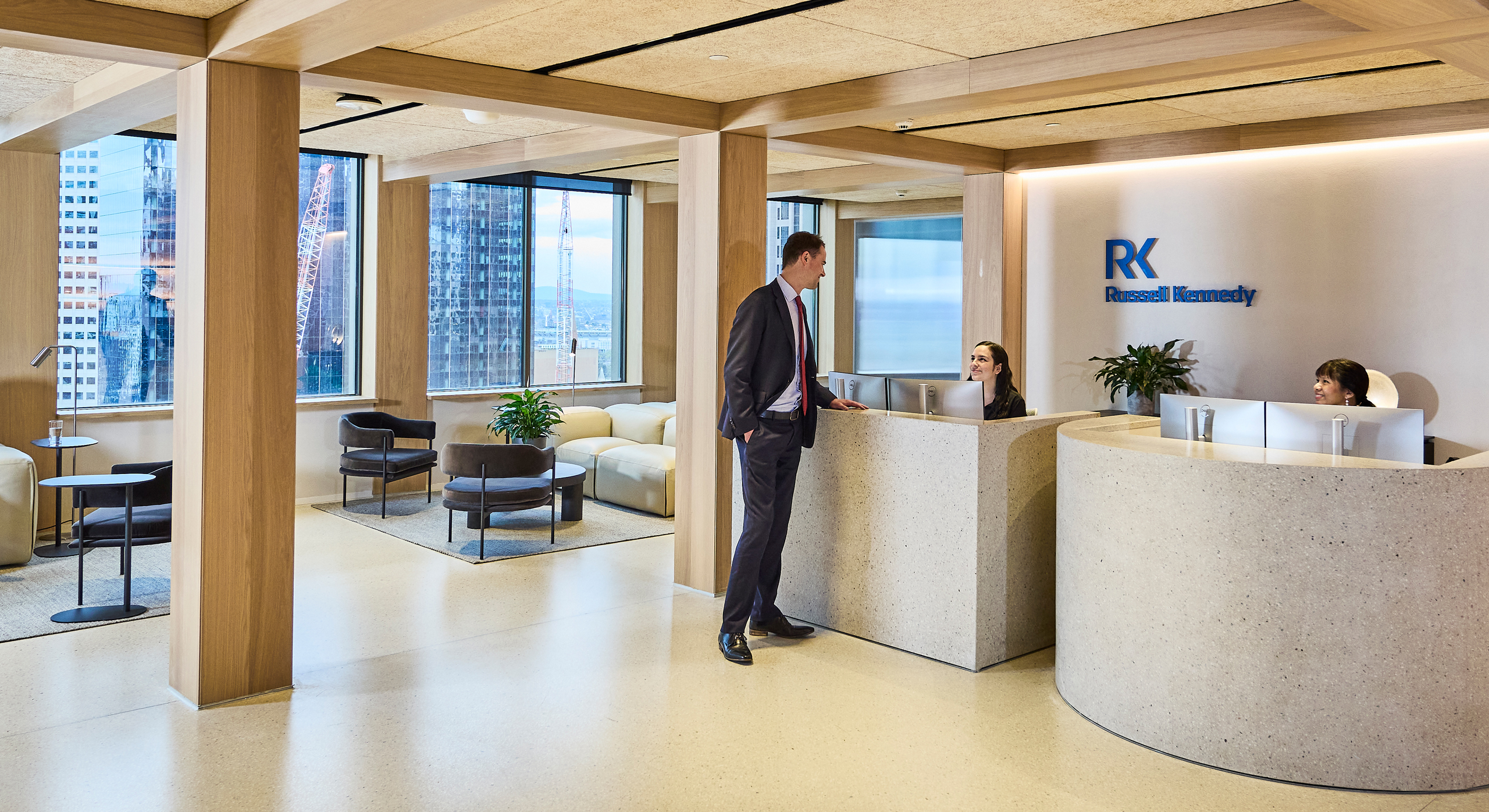 Russell Kennedy Signage design created by MDM design.