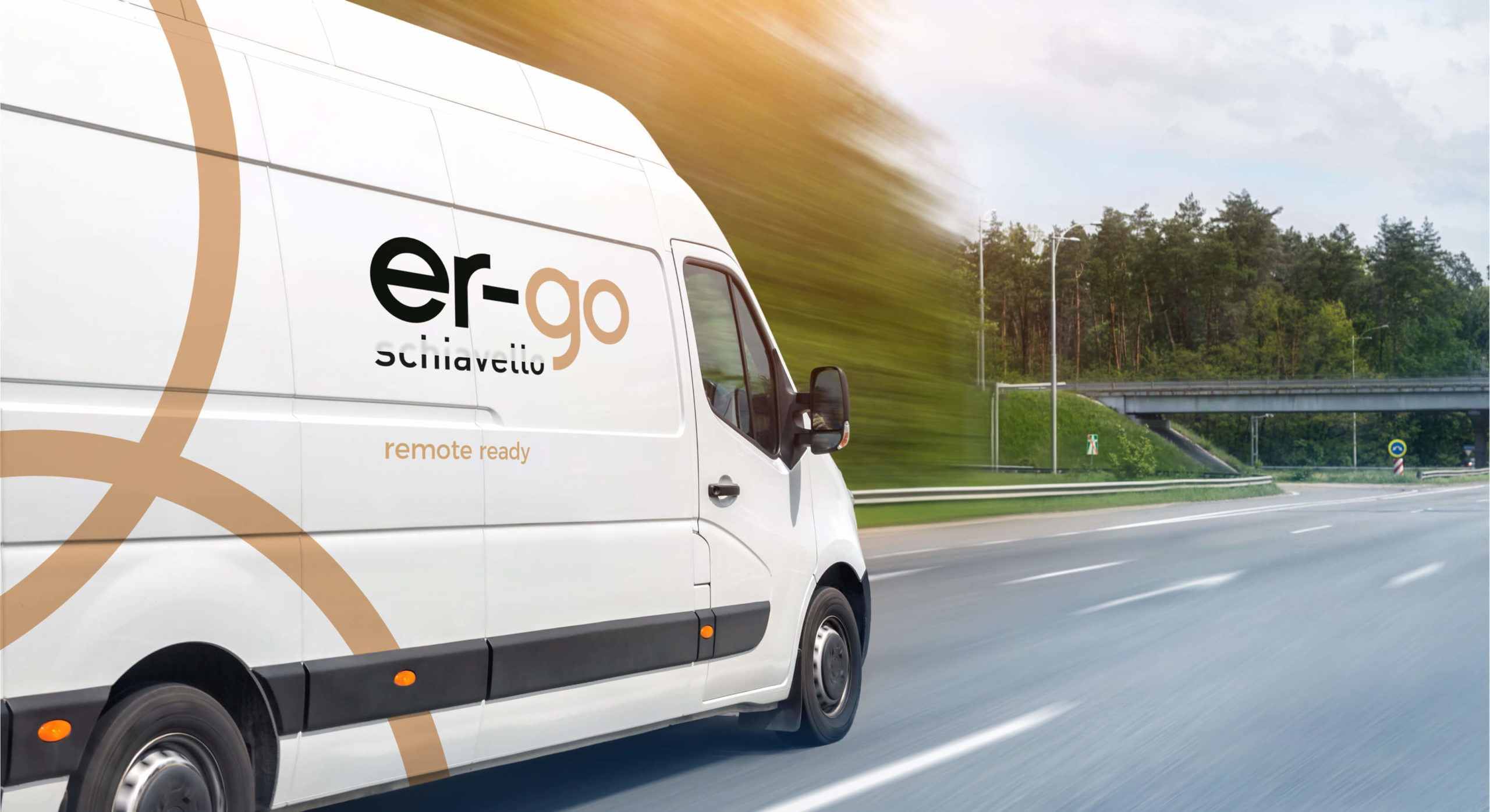 er-go Schiavello Branding design brand identity by MDM design.