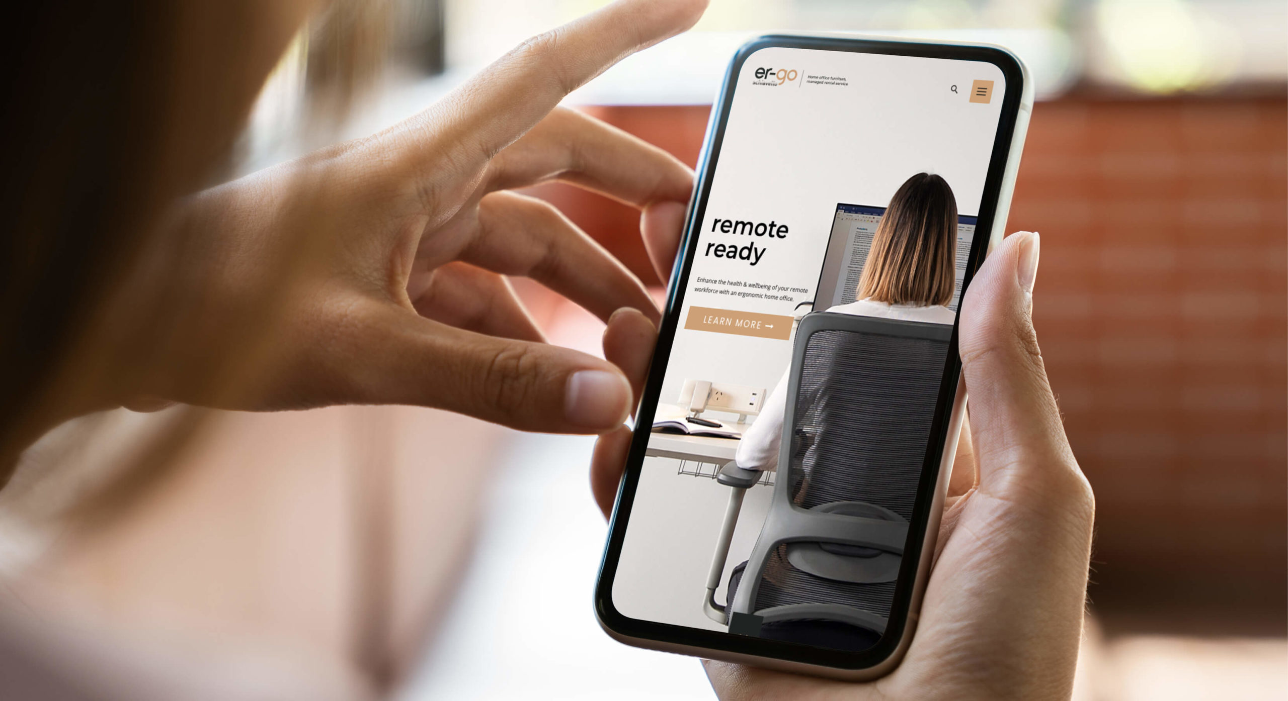 er-go Schiavello Branding design website by MDM design.