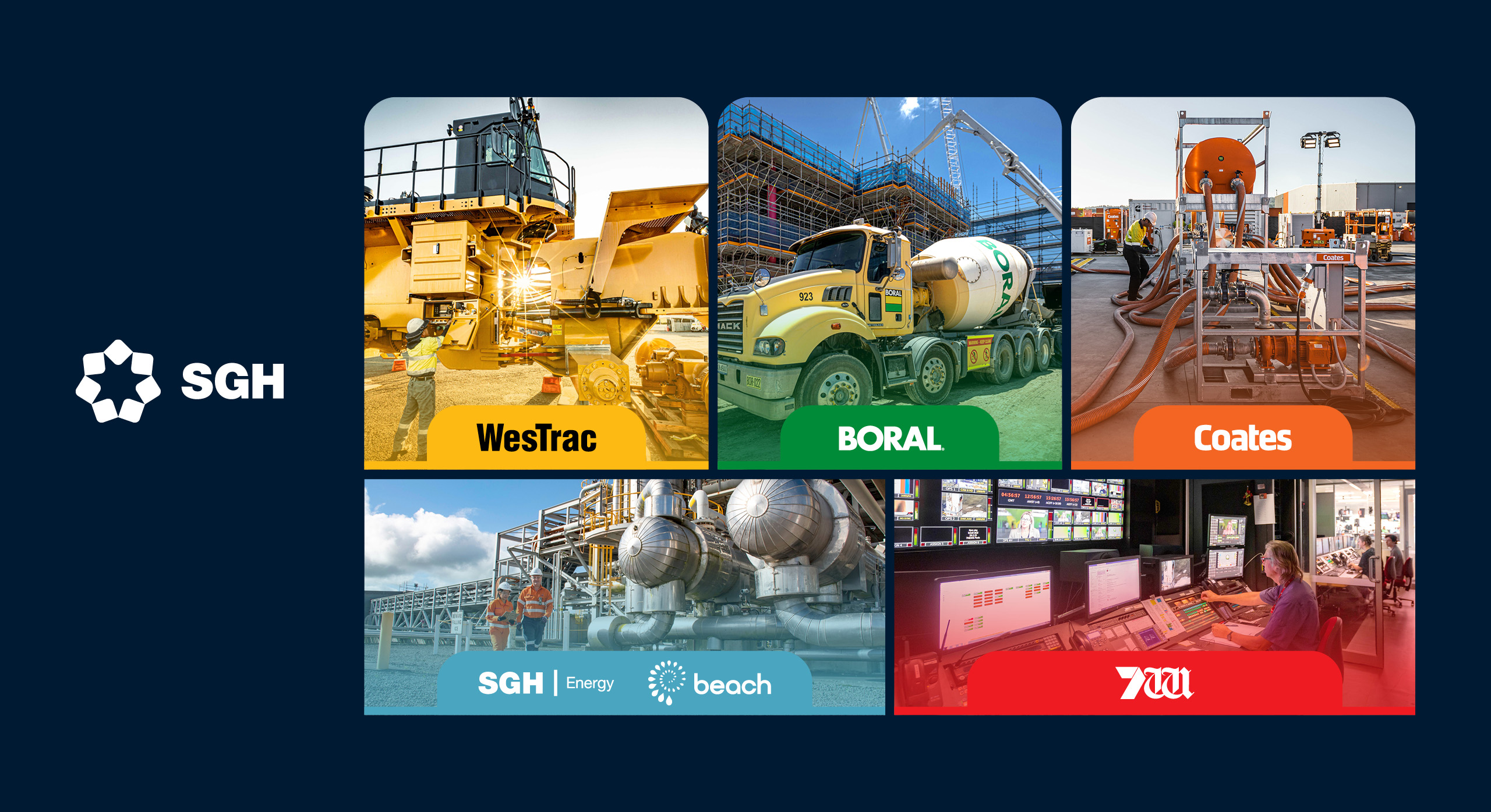 SGH Branding campaign brands by MDM design.