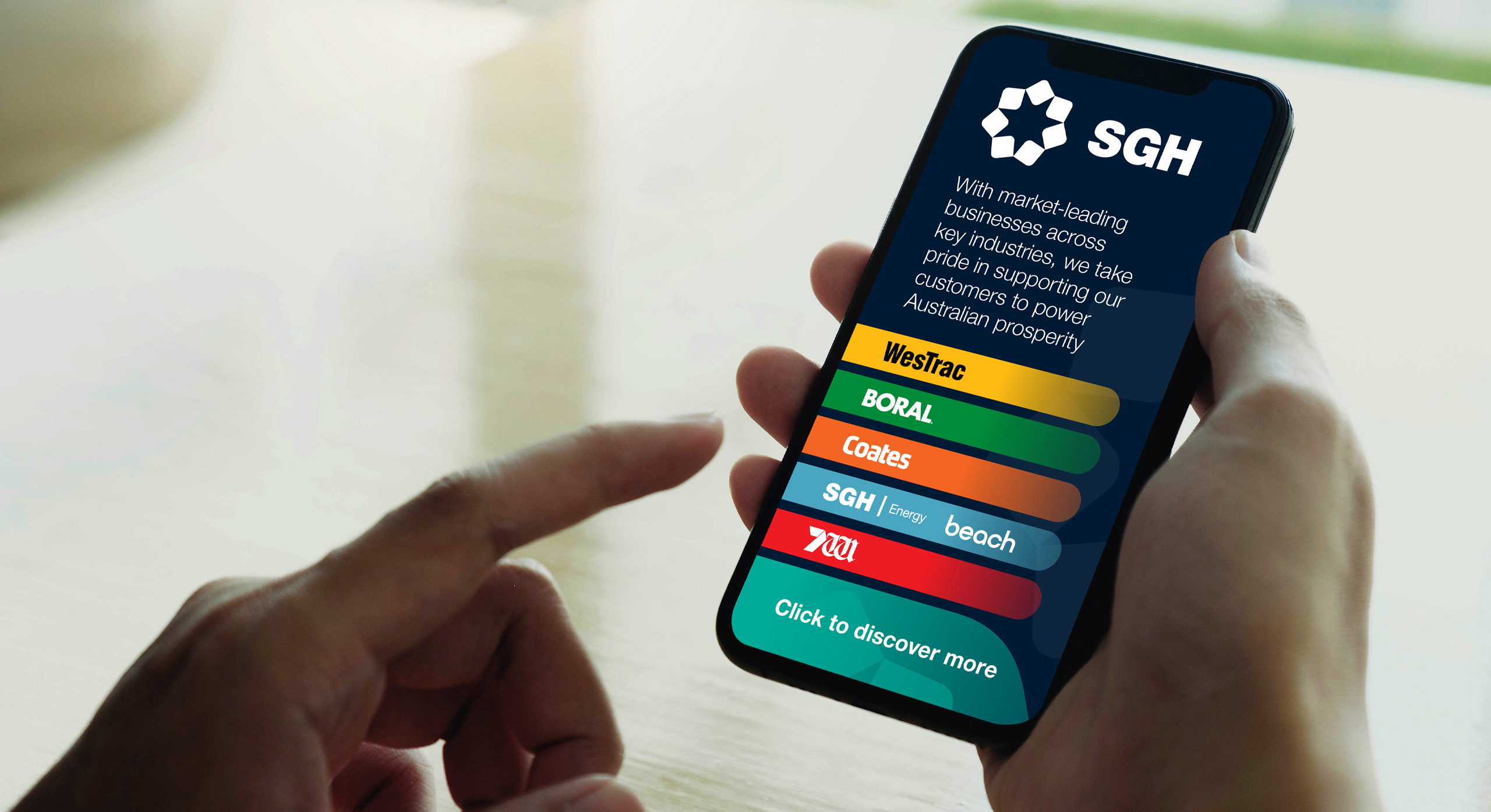 SGH Branding campaign online by MDM design.