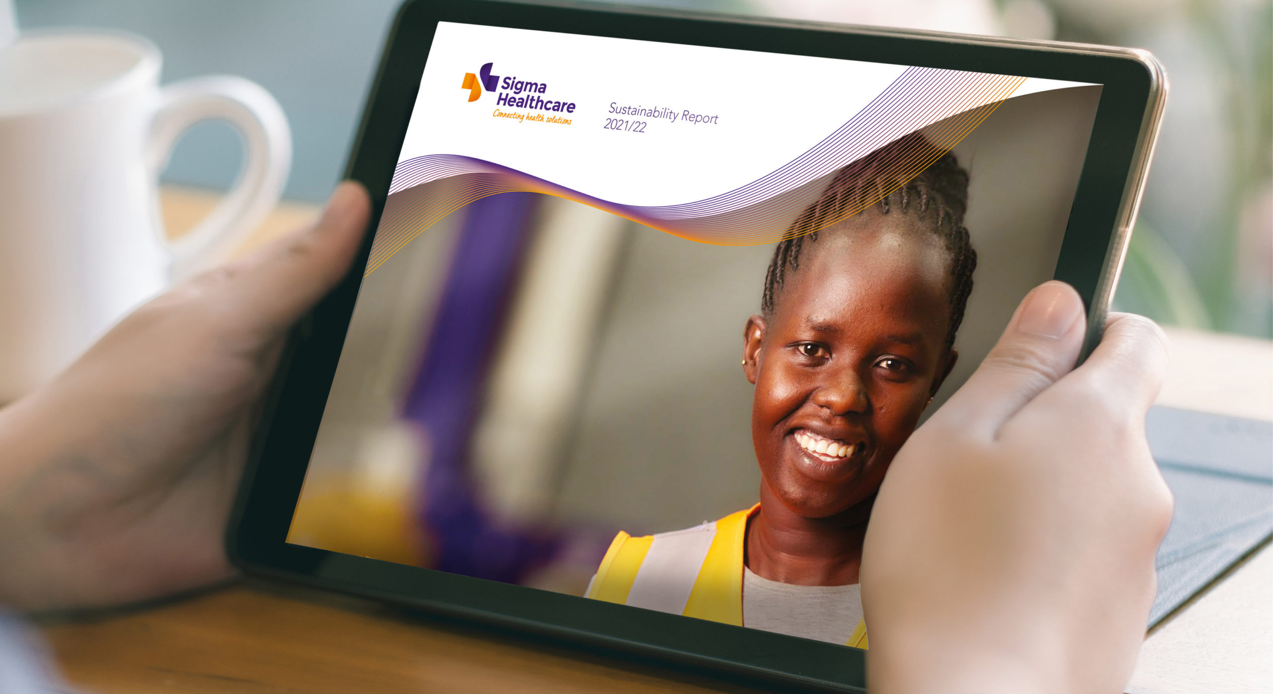 Sigma Healthcare Annual report 2022 online by MDM Design.