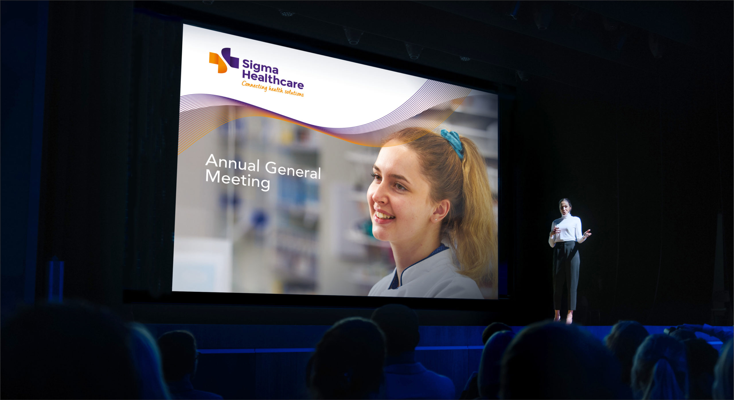 Sigma Healthcare Annual report 2022 presentation by MDM Design.