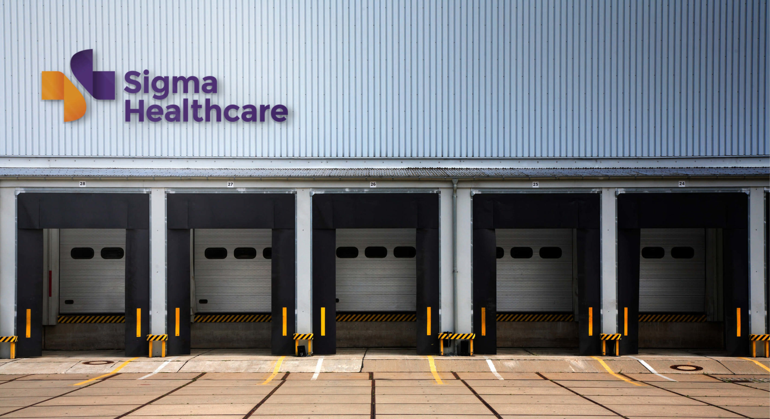 Sigma Healthcare Branding design signage design by MDM Design.