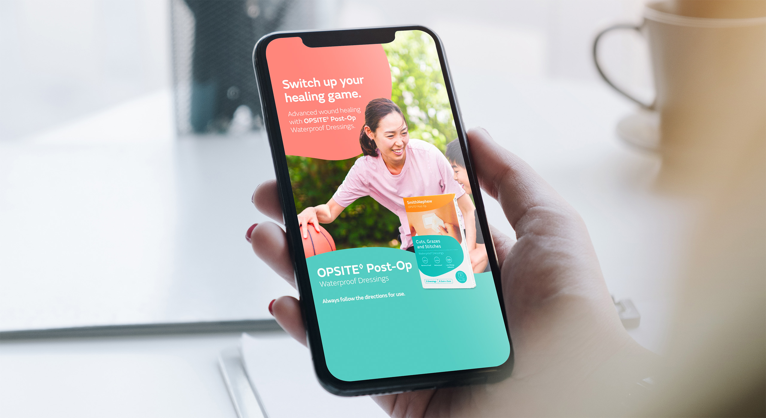 Smith+Nephew Branding by MDM design.