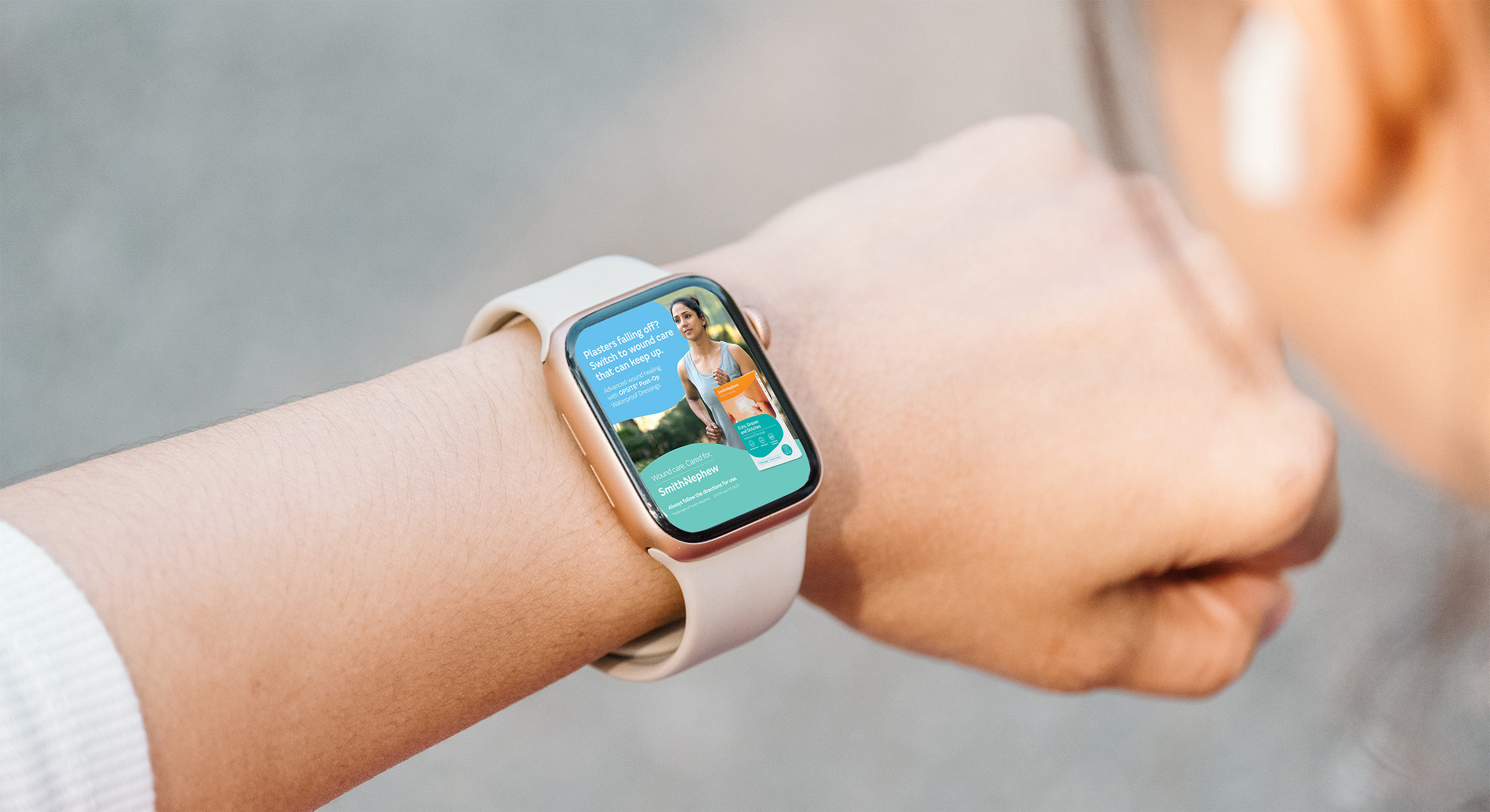 Smith+Nephew branding design online by MDM design.