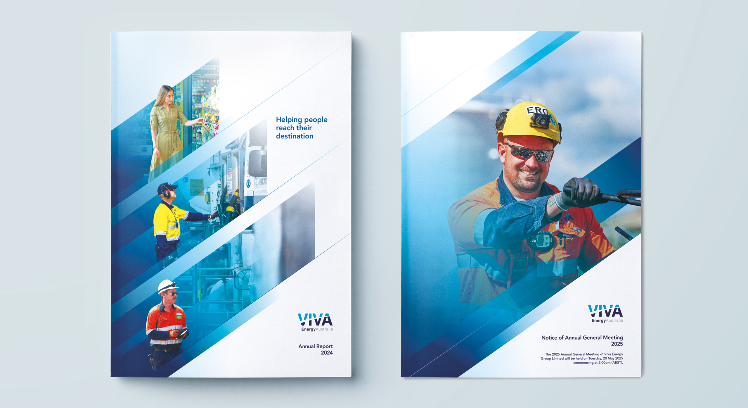 Viva Energy Australia annual report 2024 by MDM design.