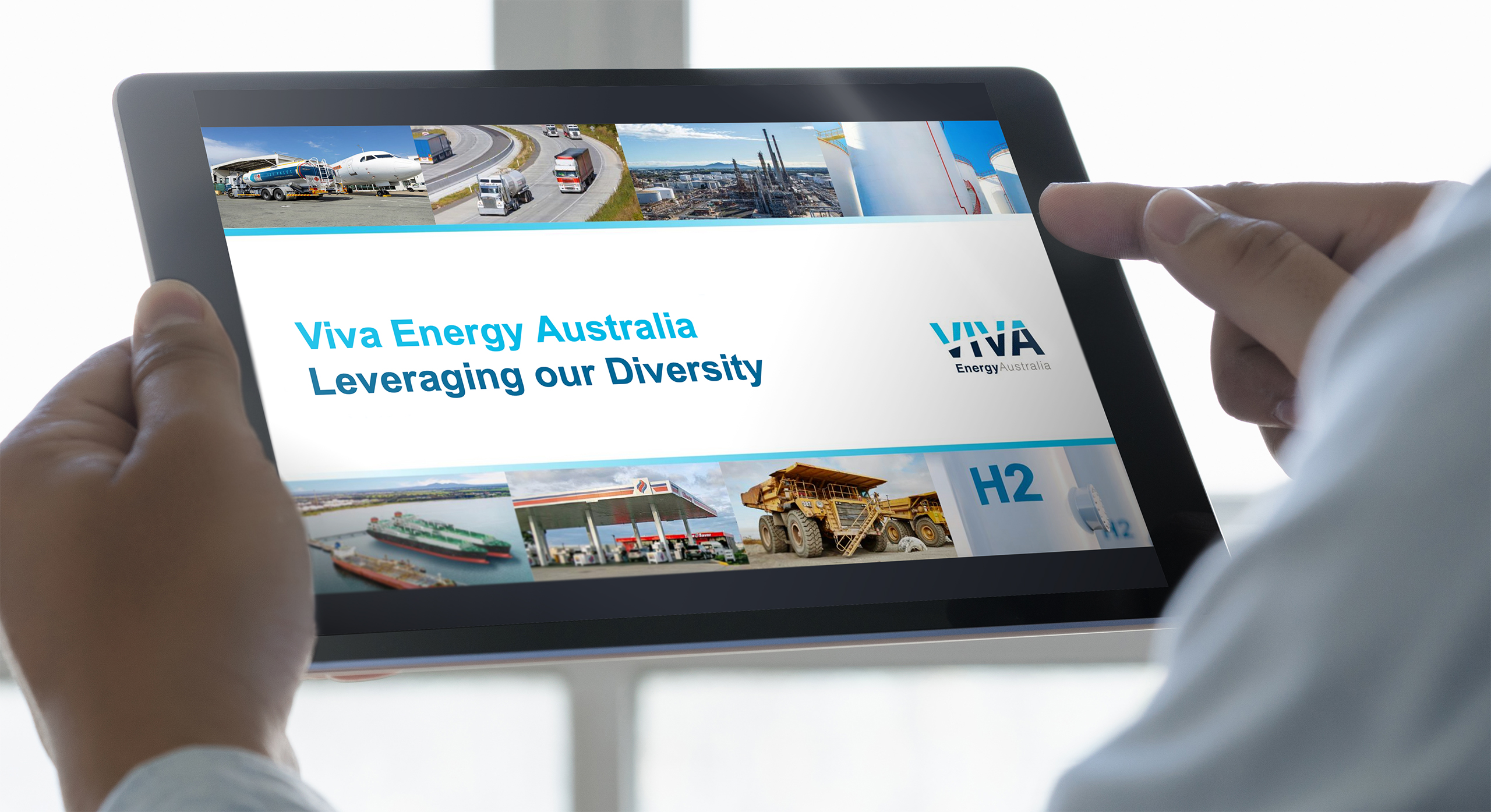 Viva Energy investor day presentation by MDM design.