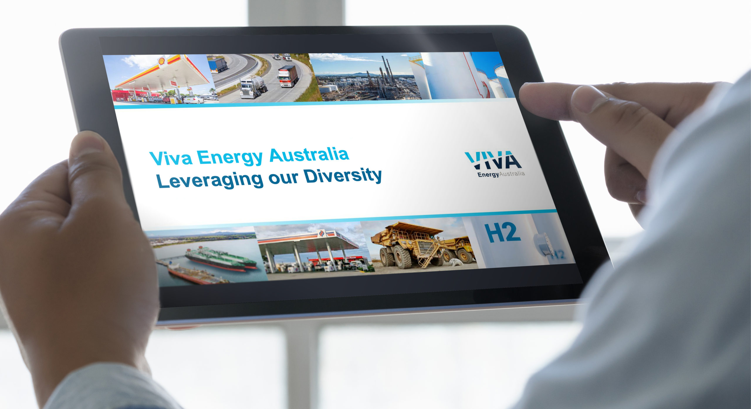 Viva Energy investor day presentation by MDM design.