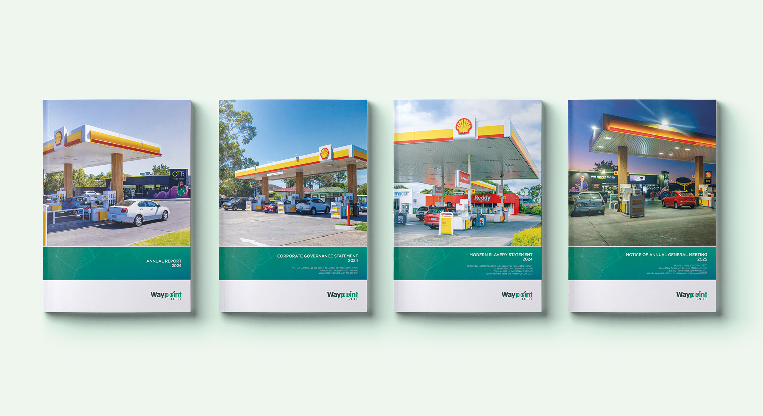 Waypoint REIT annual report 2025 cover design MDM design.